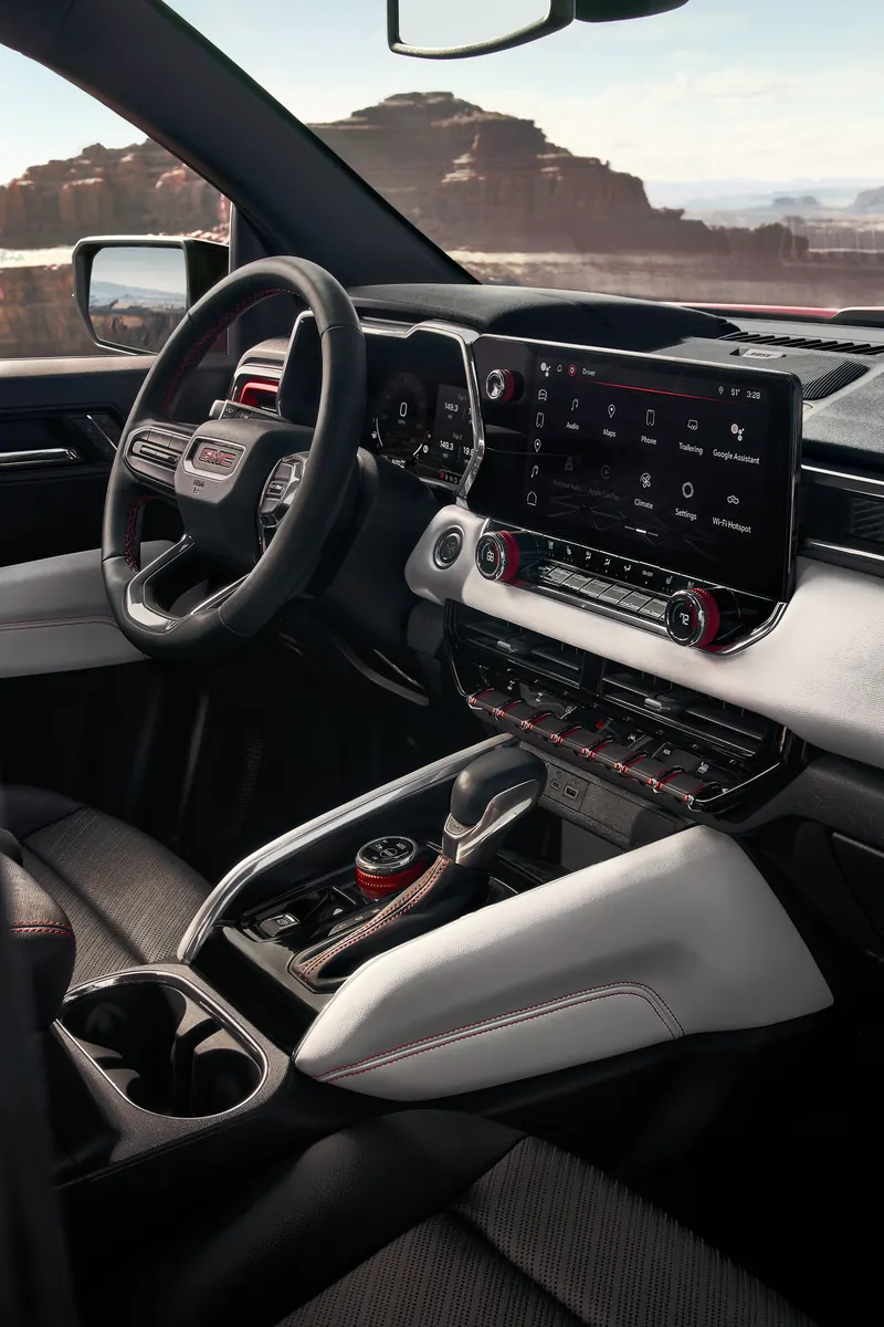2026 GMC Canyon infotainment system at Holloway GMC in PORTSMOUTH NH