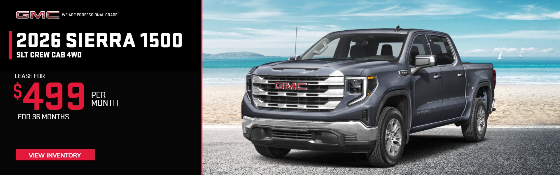 2026 GMC Sierra 1500 SLT Lease Offer
