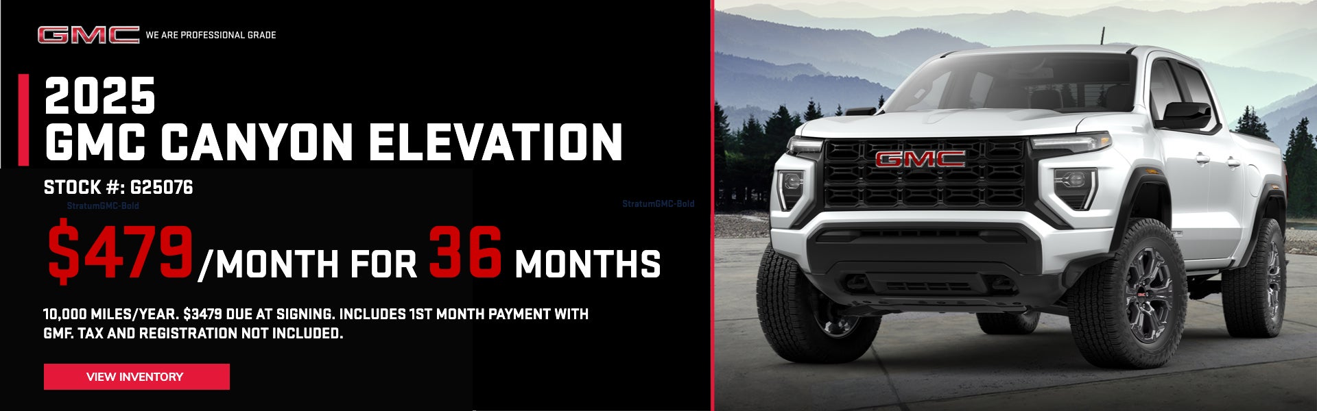 2025 GMC Canyon Elevation