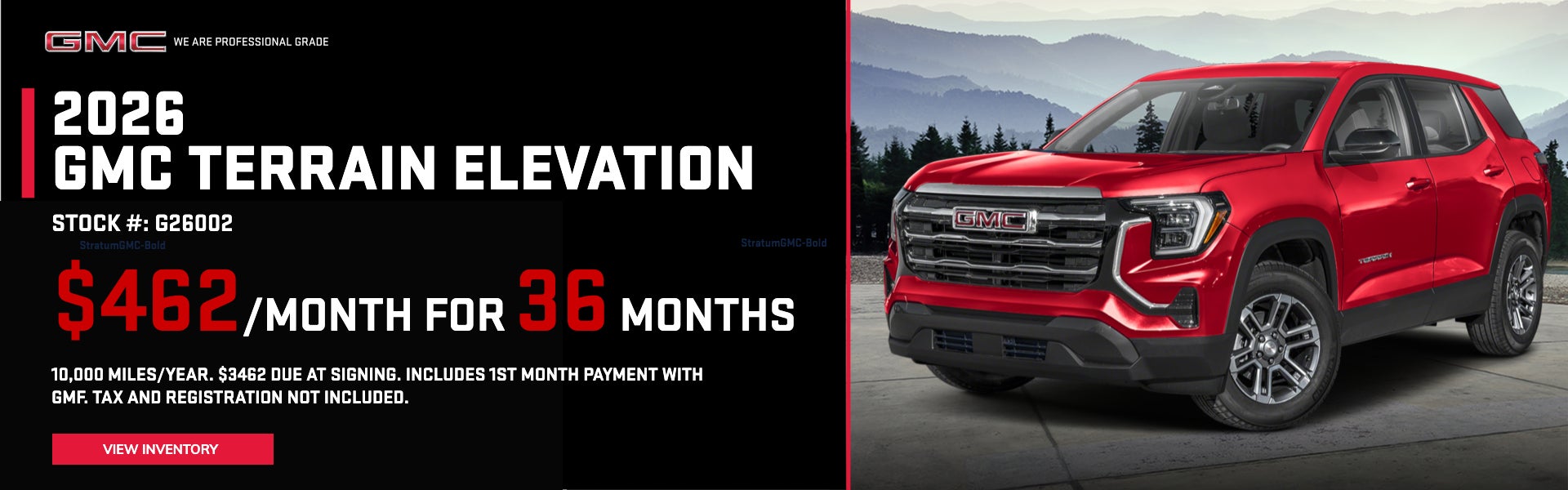 2026 GMC Terrain Elevation